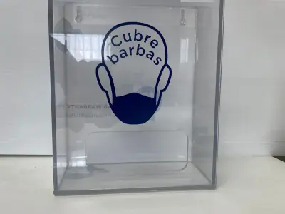 Exhibidor de acrílico para insumos de línea