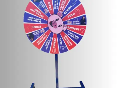 Ruleta promocional para activación de marca