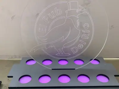 Exhibidor iluminado para producto